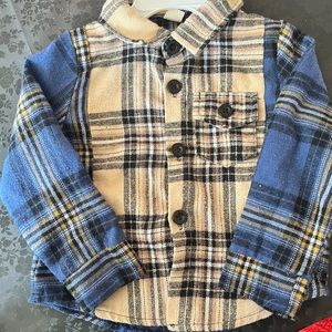 Toddler plaid flannel